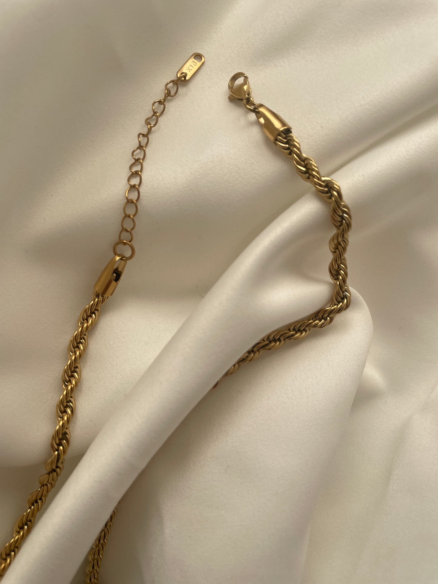 18K Gold Seilkette Stanley 5mm