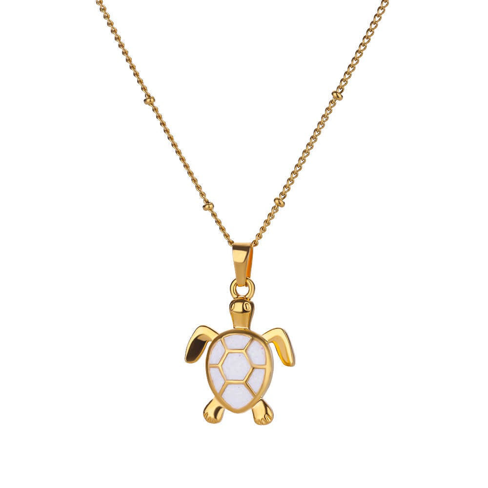 "Kaia" Gold Turtle Necklace