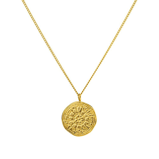 Zodiac Wheel Necklace